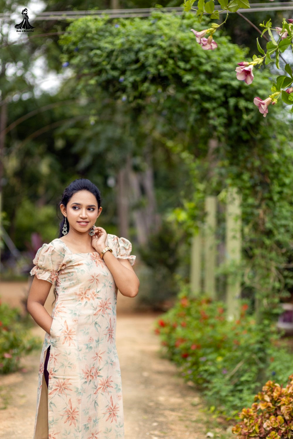 Cinnamon Bloom Kurti