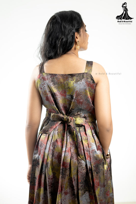 Aurora Wine Strap Dress