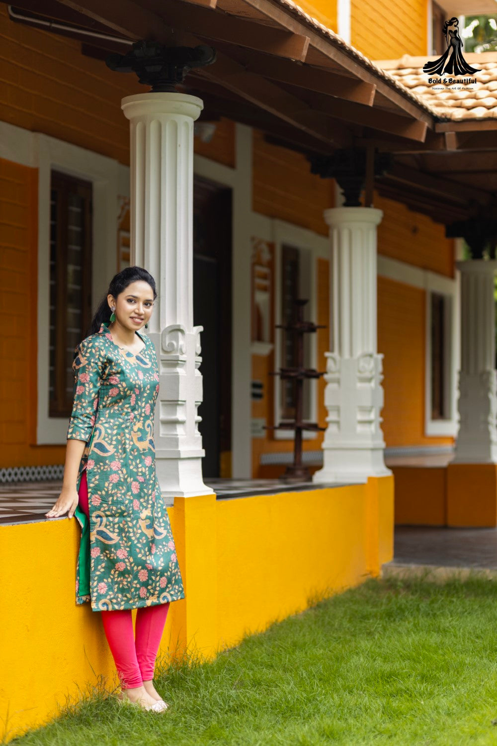 Peacock Blossom Kurti