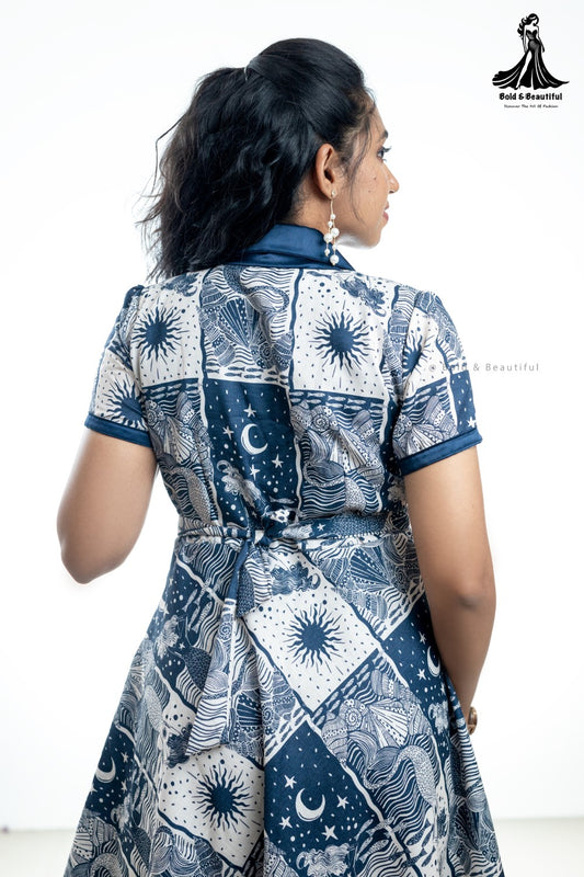 Nautical Bliss (Collar Dress)