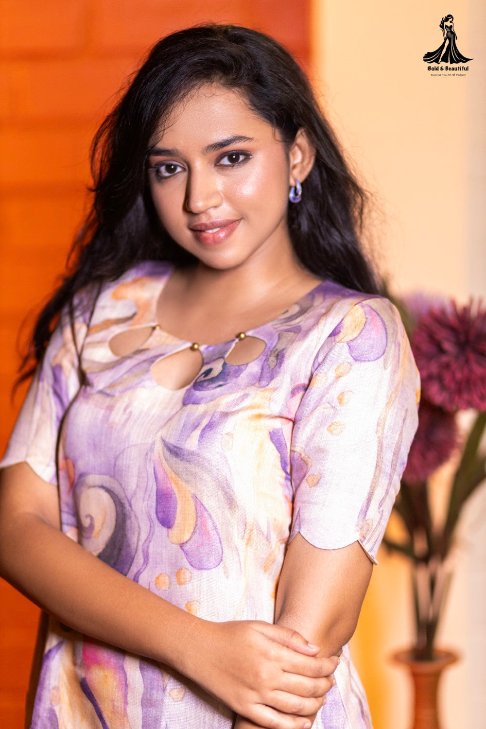 Silk Swirl Delight Kurti