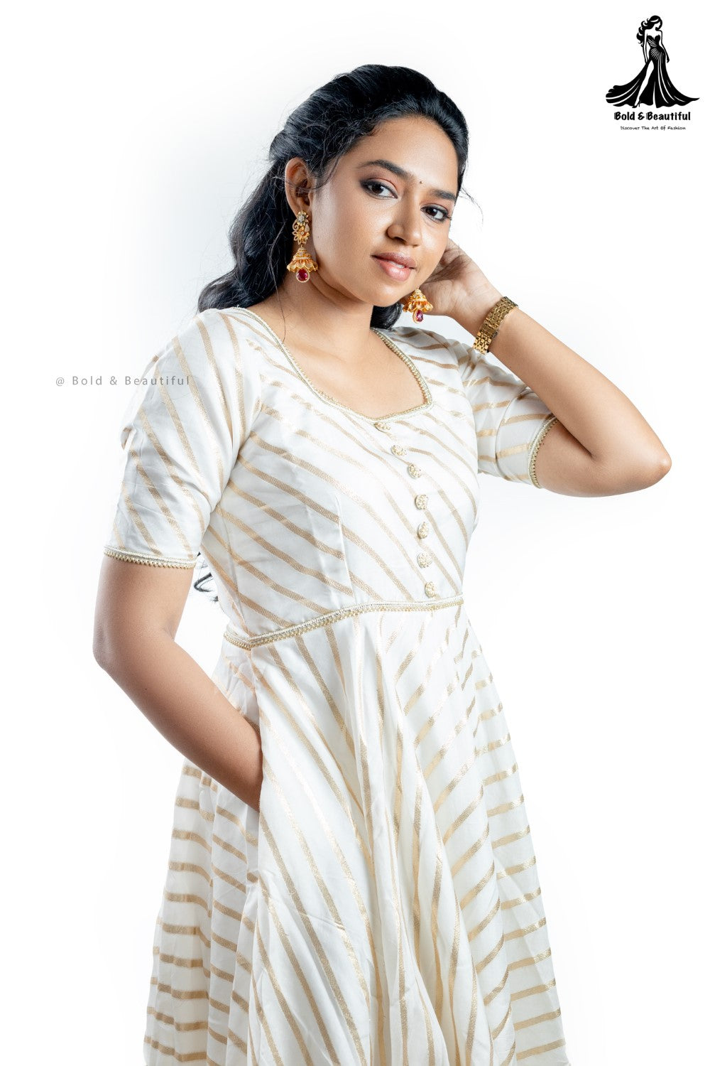 Golden Grace Anarkali