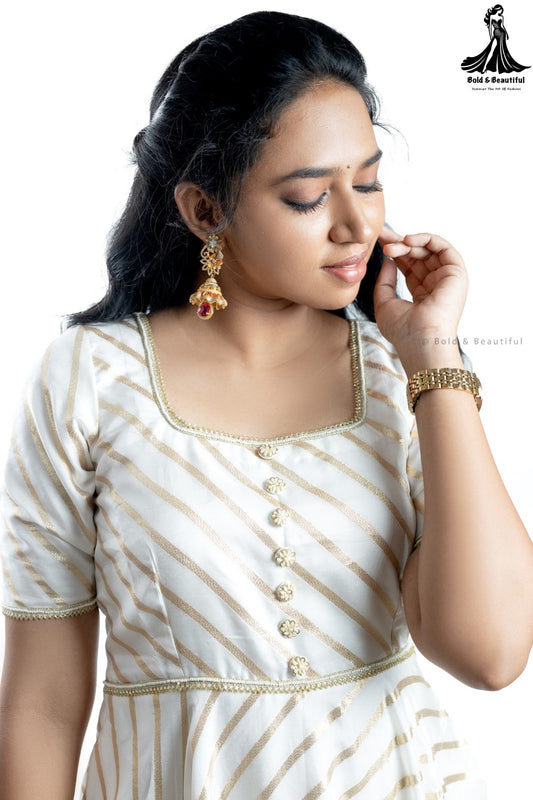 Golden Grace Anarkali