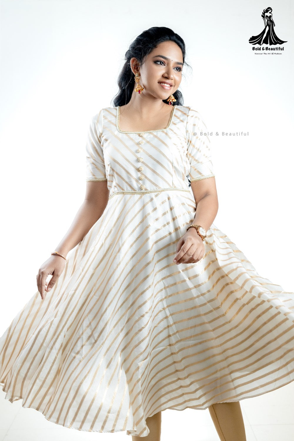 Golden Grace Anarkali