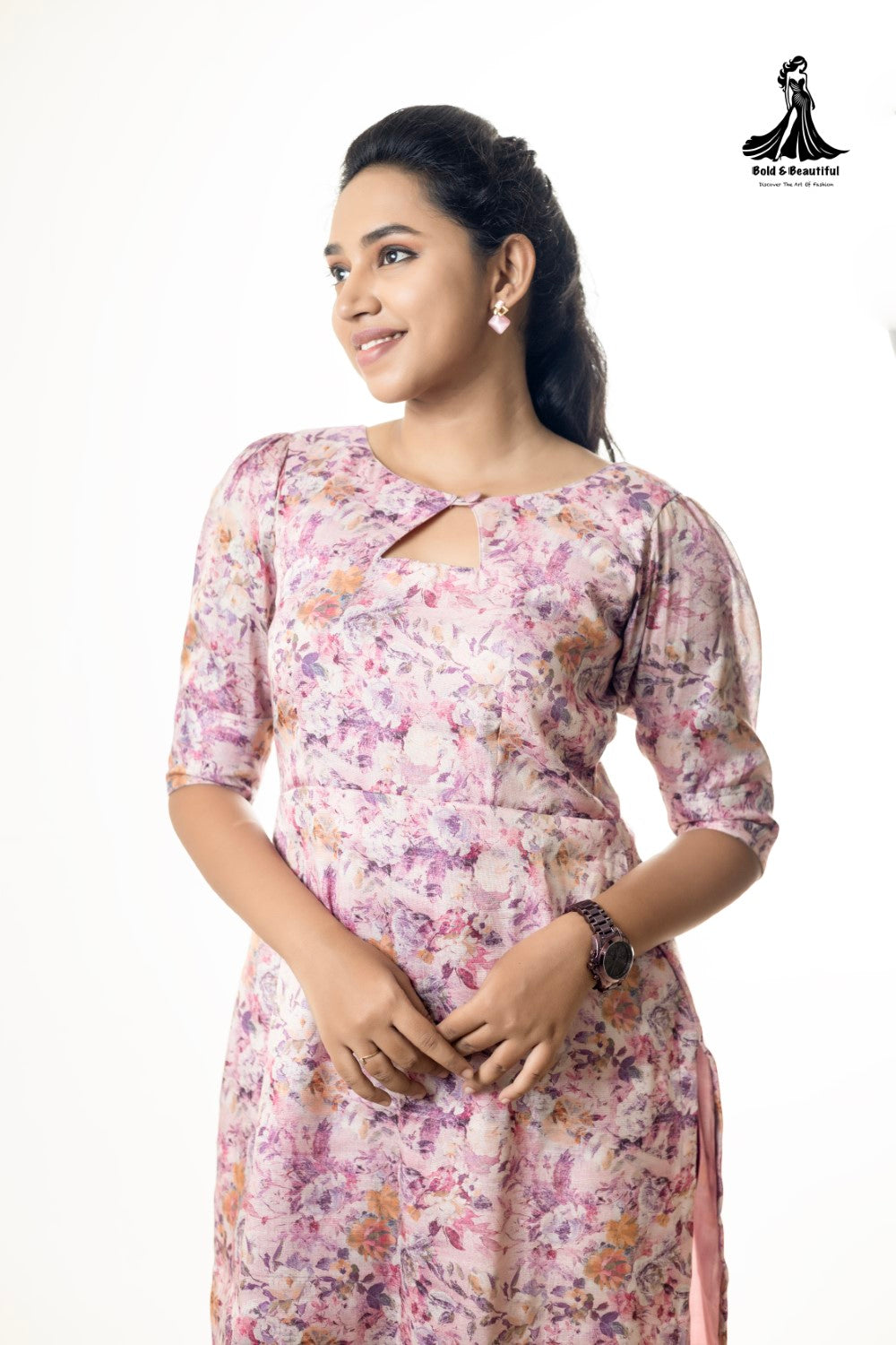 Lilac Bloom Kurti