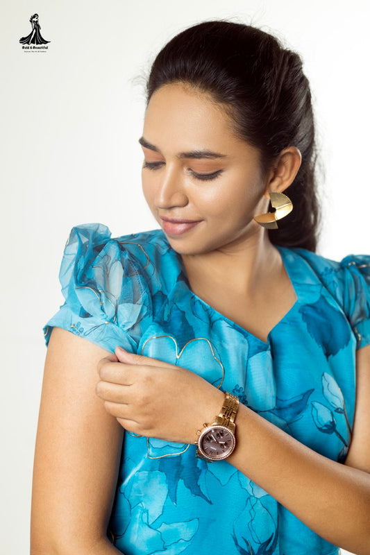 Blue Iris Glow Kurti