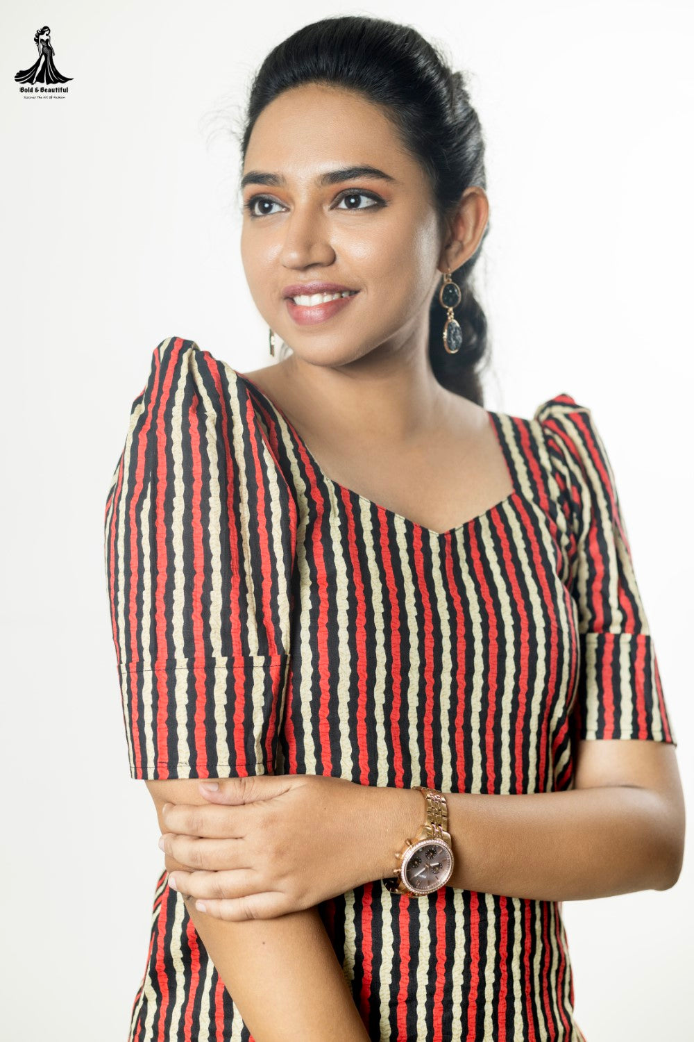 Bold Stripes Kurti