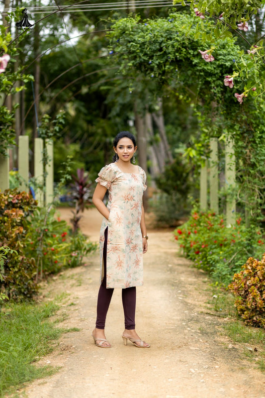 Cinnamon Bloom Kurti
