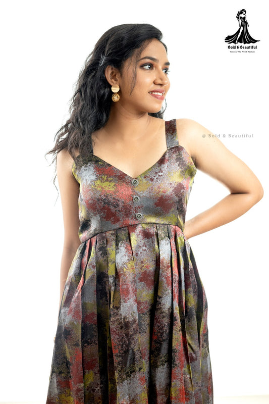 Aurora Wine Strap Dress