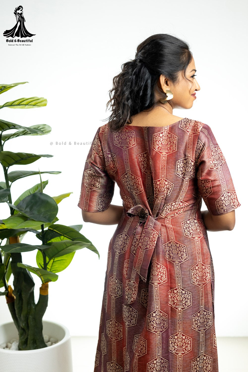 Maroon Royal Kurti
