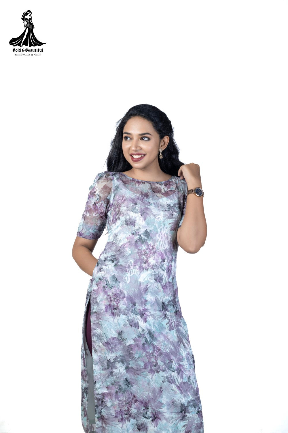 Pastel Enchantment Kurti