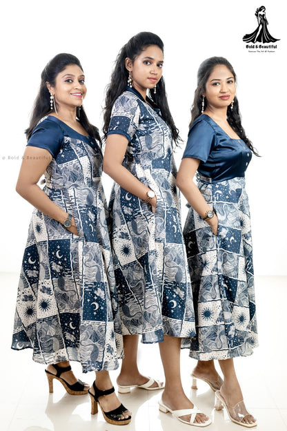 Nautical Bliss (Collar Dress)