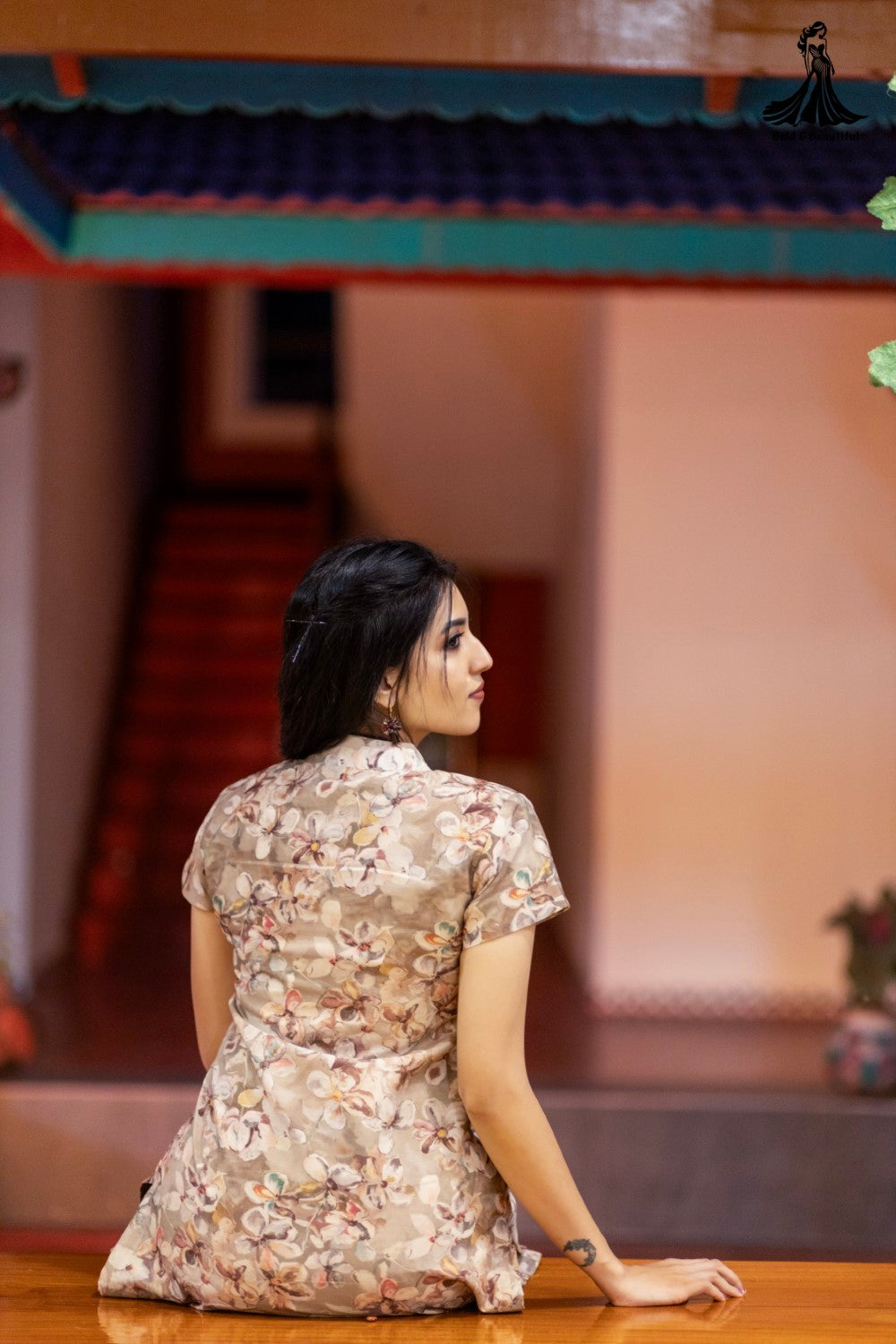 Sunset Floral Kurti