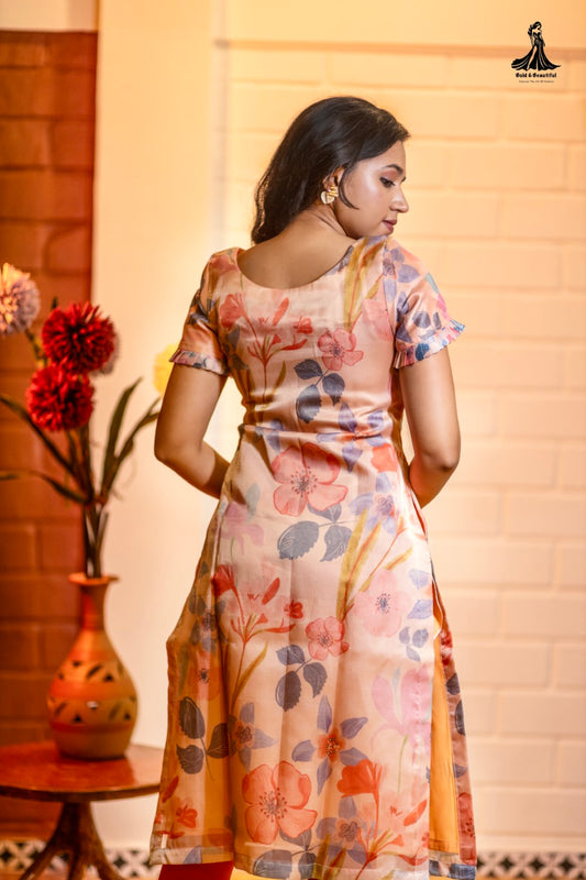 Rustic Bloom Kurti
