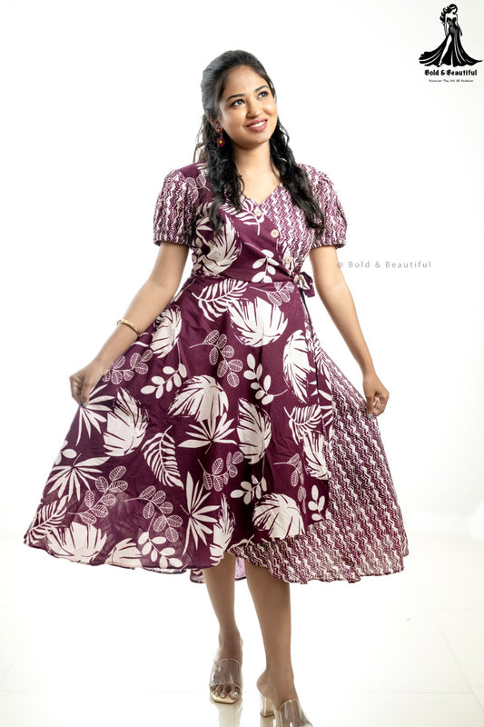 Berry Bliss Wrap Frock