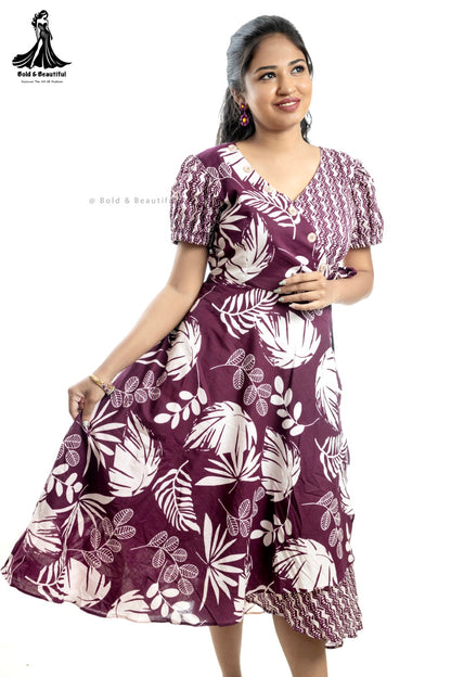 Berry Bliss Wrap Frock