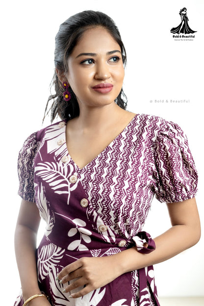 Berry Bliss Wrap Frock
