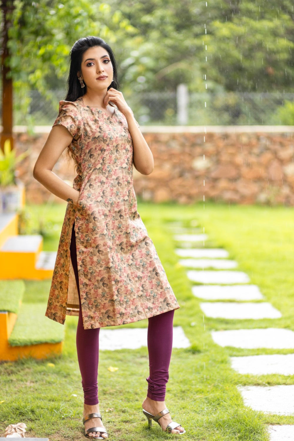 Vine Bloom Kurti