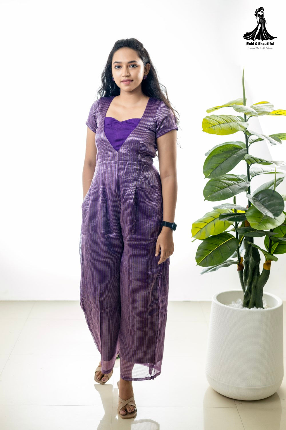 Chanderi Chic Jumpsuit