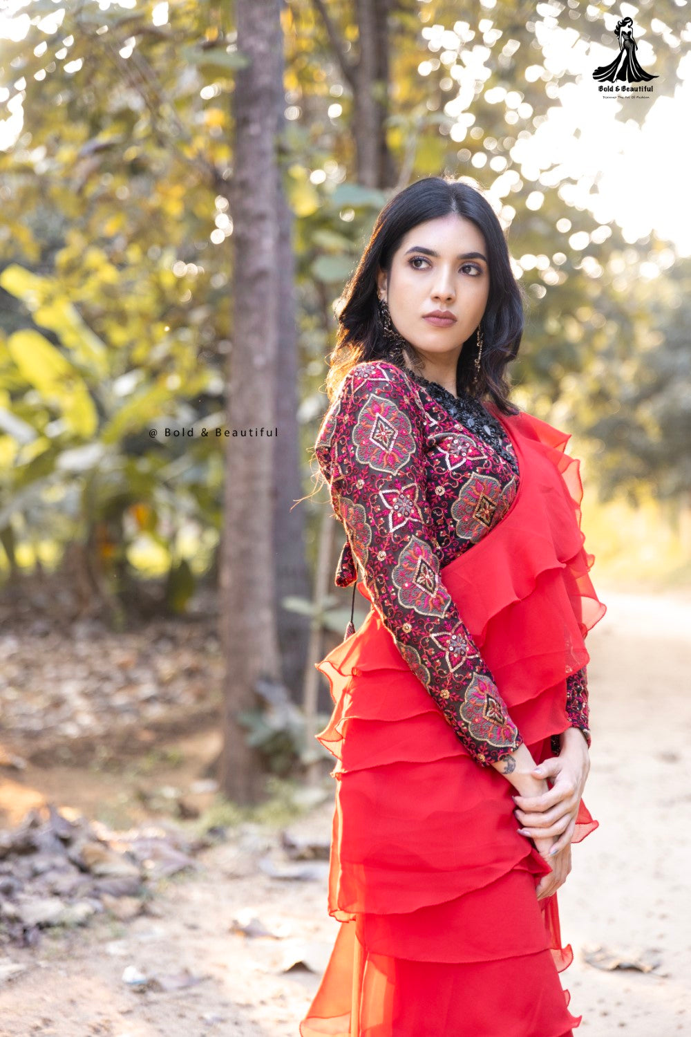 Scarlet Ruffle Affair