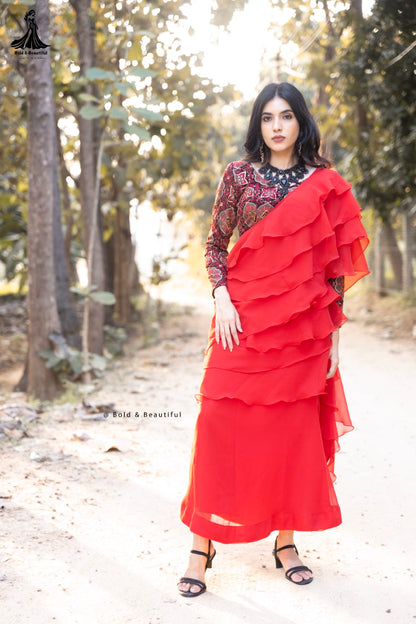 Scarlet Ruffle Affair