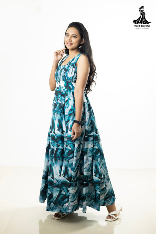 Aqua Dress