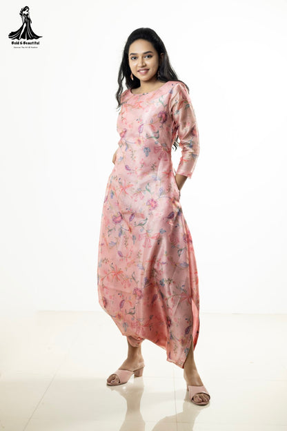 Twilight Rose Dothi Suit