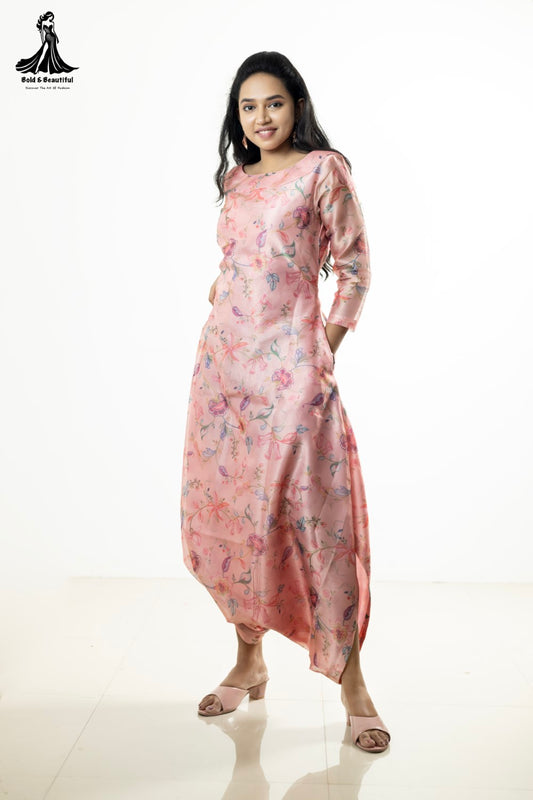 Twilight Rose Dothi Suit