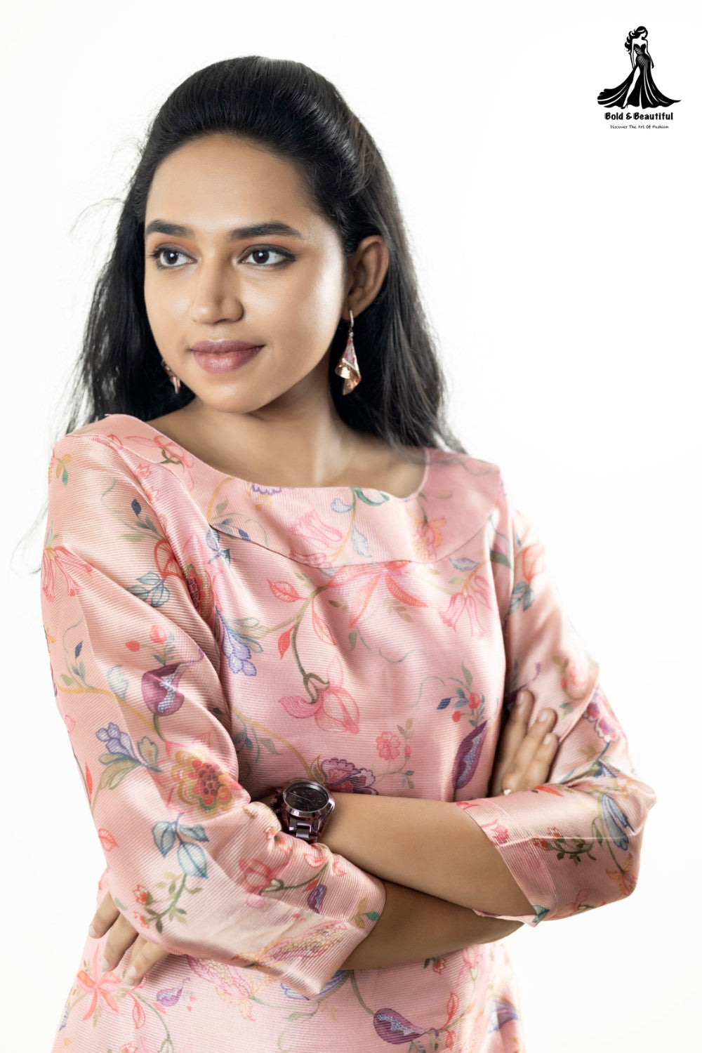 Twilight Rose Dothi Suit