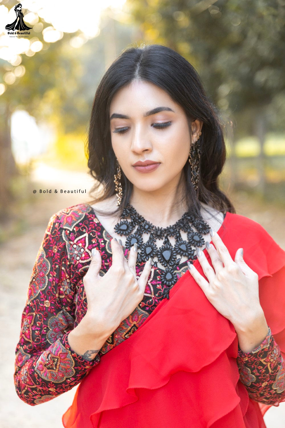 Scarlet Ruffle Affair