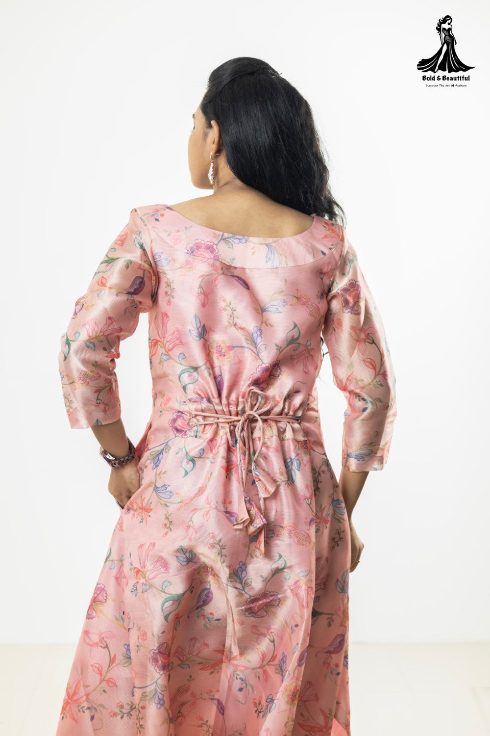 Twilight Rose Dothi Suit