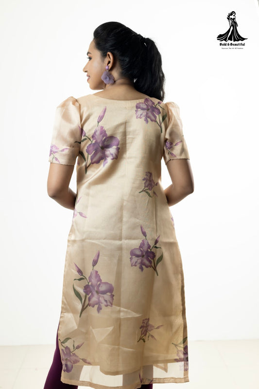 Grape Aura Kurti
