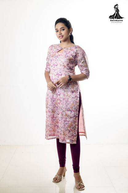 Lilac Bloom Kurti
