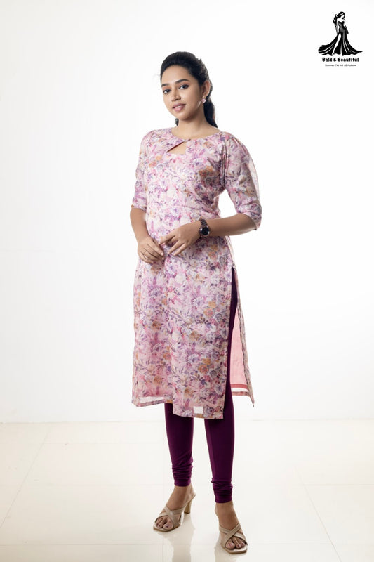 Lilac Bloom Kurti