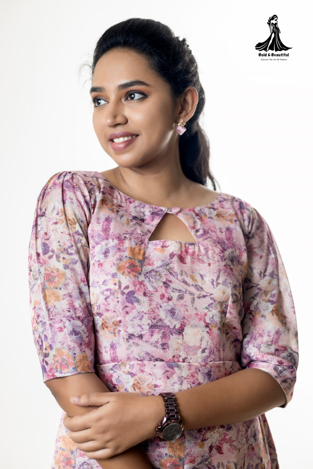 Lilac Bloom Kurti