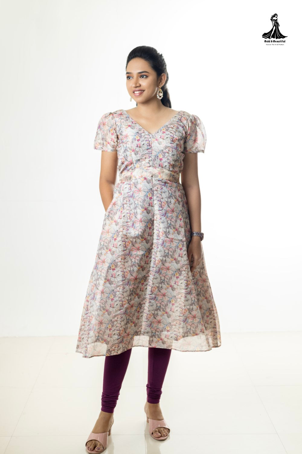 Peony Radiance Kurti