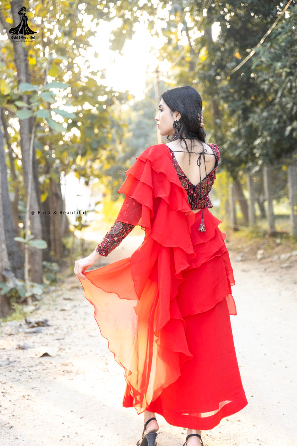 Scarlet Ruffle Affair
