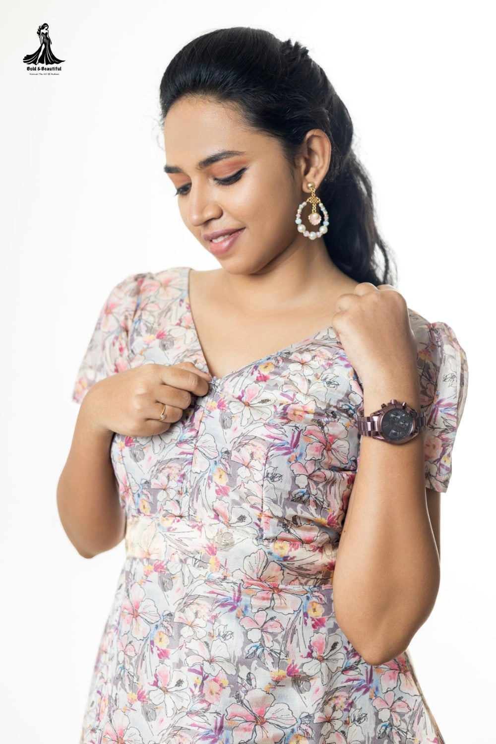 Peony Radiance Kurti