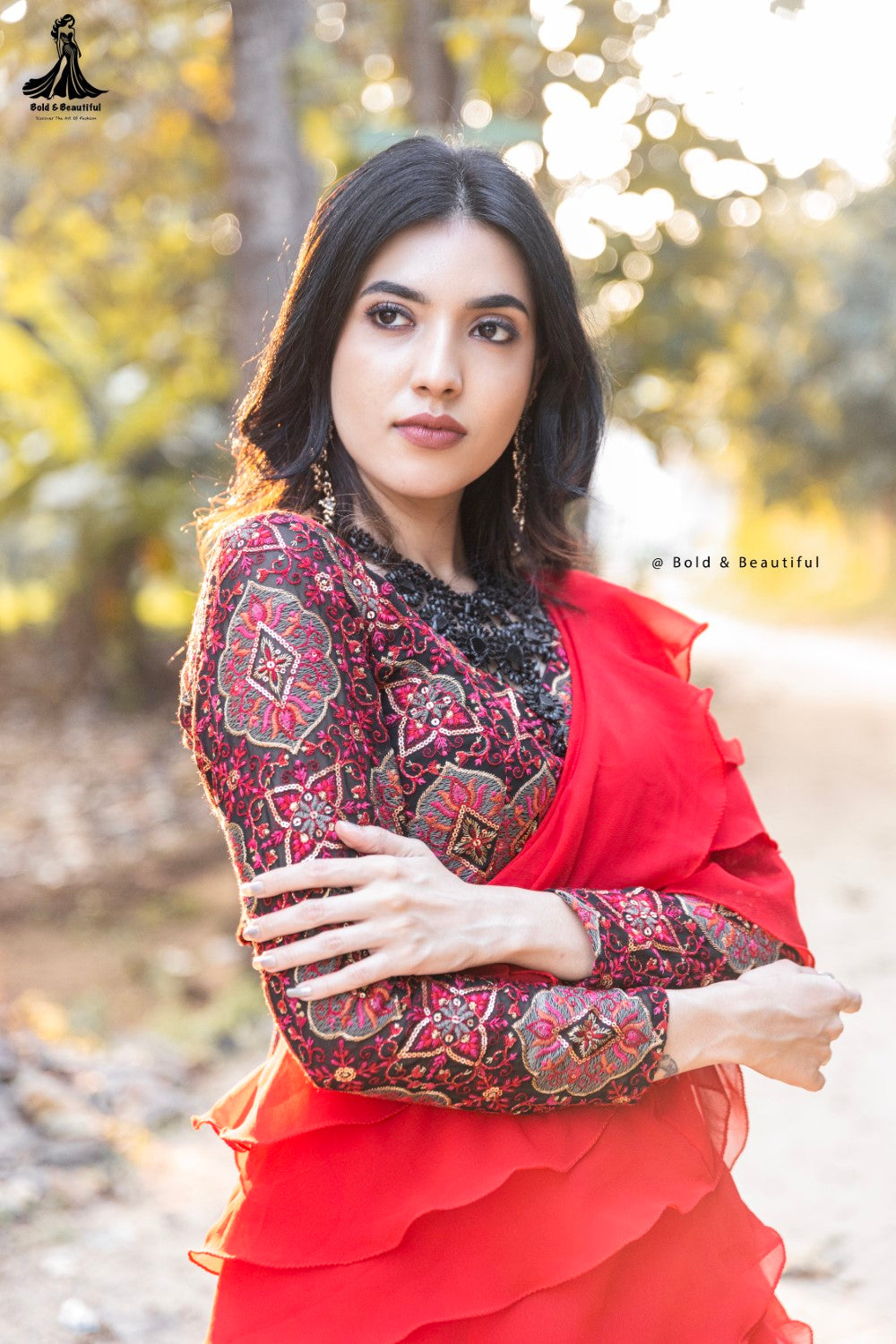 Scarlet Ruffle Affair