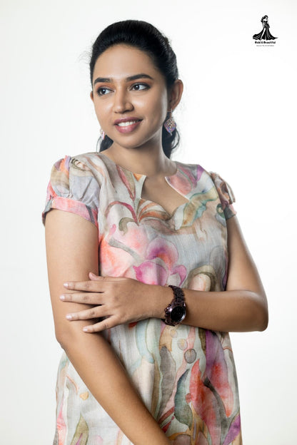 Swirl Symphony Kurti