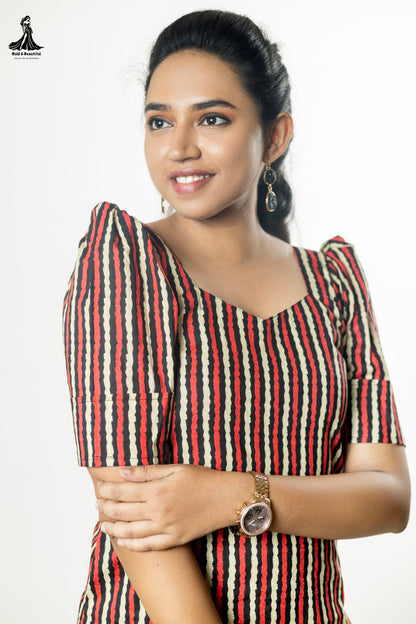 Bold Stripes Kurti