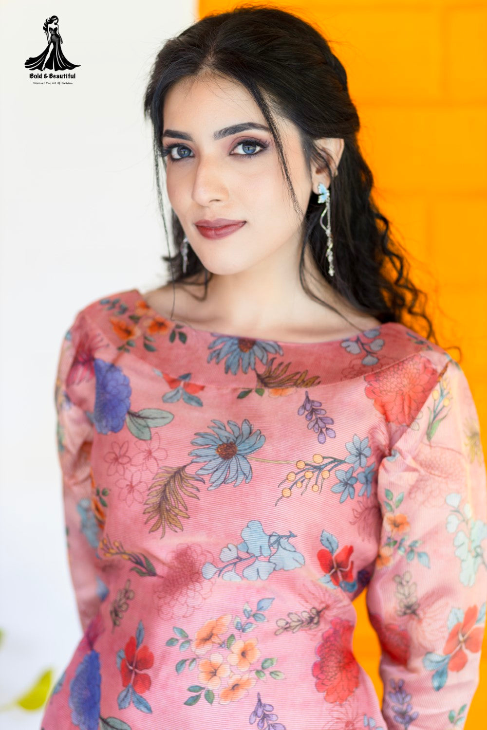 Blush Horizon Dothi Suit