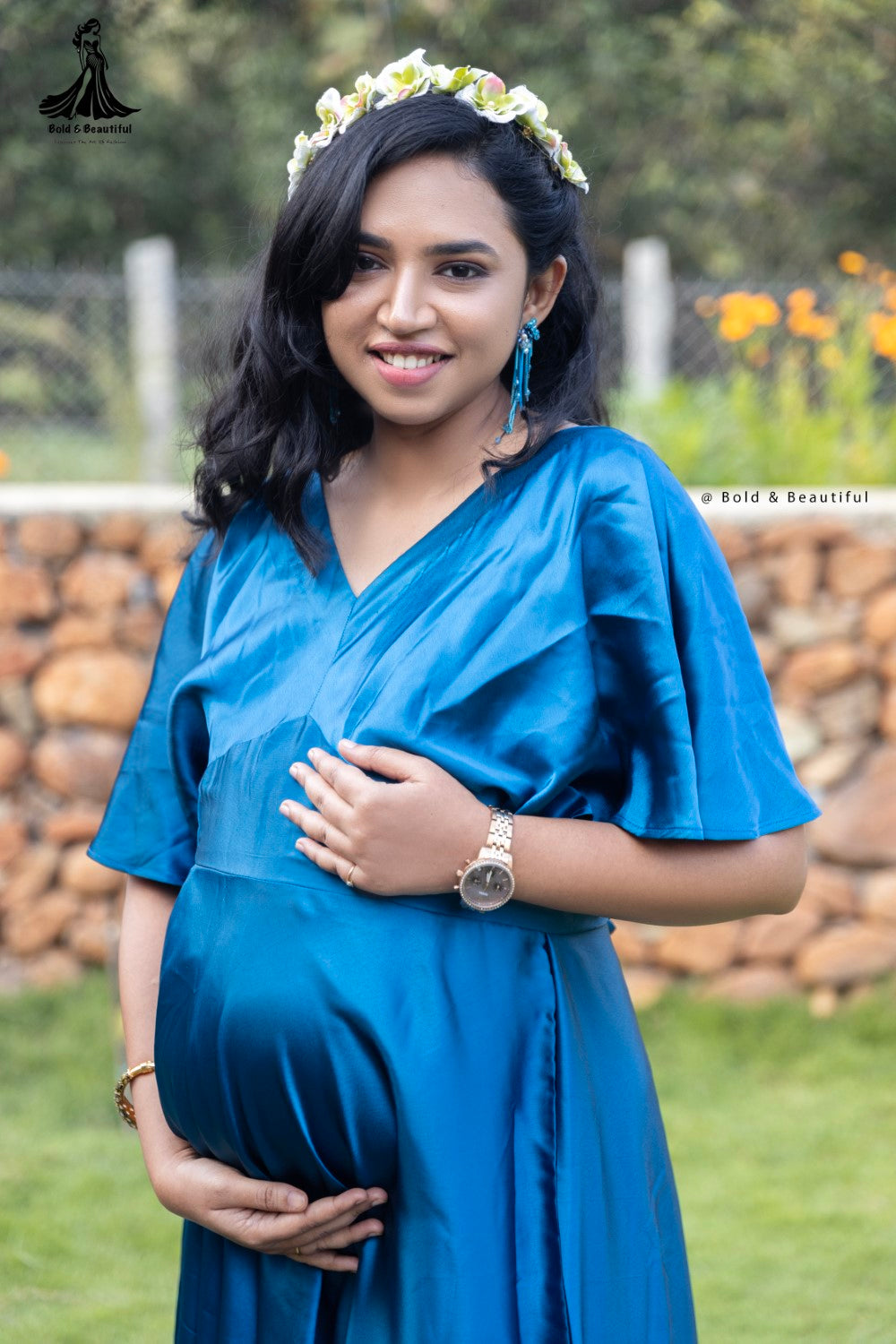Regal Teal Drape