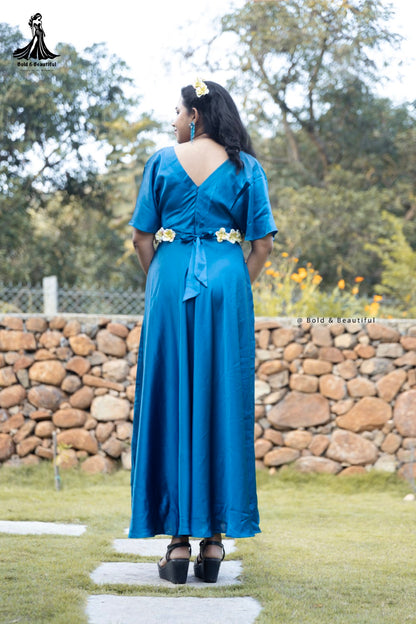 Regal Teal Drape